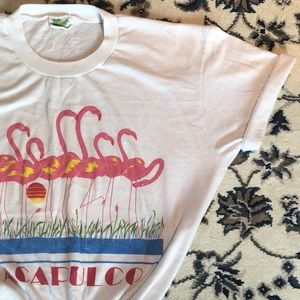 Vintage 80s 🍉 Graphic Tshirt Acapulco